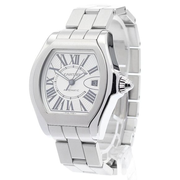 CARTIER Roadster LM W6206017 Date Silver Dial Automatic Men's Watch_895306 - Picture 1 of 6